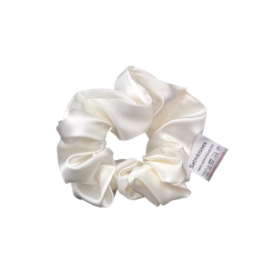 White Scrunchies